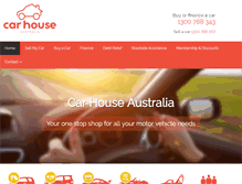 Tablet Screenshot of carhouseaustralia.com.au